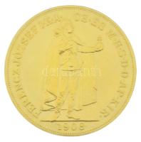 1908KB 100K Au "Ferenc József" Körmöcbánya kapszulában (34,07g/0.900) T:UNC,AU
Hungary 19...