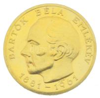 1961. 100Ft Au "Bartók Béla" kapszulában (7,7g/0.986) T:UNC / Hungary 1961. 100 Forint Au ...