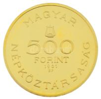 1961. 500Ft Au "Bartók Béla" kapszulában (38,4g/0.986) T:UNC R! / Hungary 1961. 500 Forint...