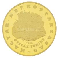 1966. 500Ft Au "Zrínyi Miklós" kapszulában (42,12g/0.900) T:UNC folt R!
Hungary 1966. 500...