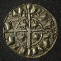 1077-1095. Denár Ag "I. László" az érme hátoldalán az előlapi veret negatívja látszik (0,7...