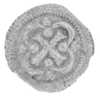 1116-1131. Denár Ag "II. István" (0,30g) T:XF 
Hungary 1116-1131. Denar Ag "Stephen ...