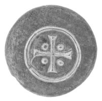 1141-1162. Denár Ag "II. Géza" (0,35g) T:AU patina
Hungary 1141-1162. Denar Ag "Geza...