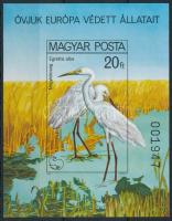 1980 Madarak (IX.) vágott blokk (6.000)