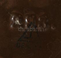 Art deco német váza, jelzett, hibátlan, m: 15,5 cm