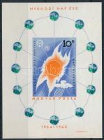 1965 Nyugodt Nap éve vágott blokk (6.000)