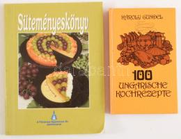 2 db - Süteményeskönyv. 2001, Fővárosi Gázművek. + Gundel, Károly: 100 ungarische Kochrezepte. Kiadói kartonált és papírkötés, kissé kopottas állapotban.