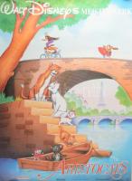 cca 1995 Aristocats, Walt Disneys Meisterwerk, német plakát, papír, feltekerve, 84×59,5 cm.