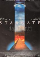 1995 Stargate, német sci-fi filmplakát, papír, feltekerve, egészen apró lapszéli szakadásokkal, 84×59,5 cm.