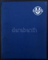 31 db műanyag berakólap levelekhez, borítékokhoz (17 db fekete egyoldalas, 3-7 osztású + 17 db fekete kétoldalas, kettes osztású), kék gyűrűs borítóval, használtak, de jó állapotúak