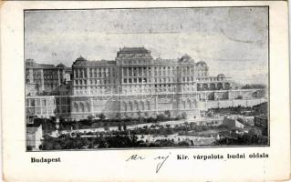 1901 Budapest I. Királyi vár budai oldala (kopott sarkak / worn corners)