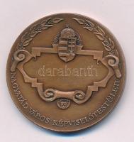 Bozó Gyula (1913-2004) ~1990-2000. "Sigillum Nagyatádiensis / Nagyatád Város Képviselőtestülete...