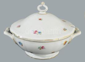 cca 1930 Rosenthal Chippendale 30 darabos étkészlet összeállítás, jelzett, kopással