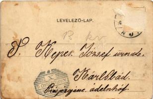 1903 Budapest XIII. Vígszínház este holdfényben (Rb)