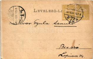 1901 Budapest VIII. Kálvin tér, lóvasút (EB)