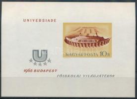 1965 Universiade vágott blokk (4.000)