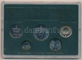 Norvégia 1984. 10ö-10K (5xklf) forgalmi sor műanyag tokban T:UNC
Norway 1984. 10 Öre - 10 Kroner (5...