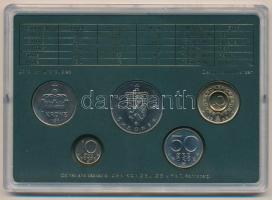 Norvégia 1988. 10ö-10K (5xklf) forgalmi sor műanyag tokban T:UNC
Norway 1988. 10 Öre - 10 Kroner (5...