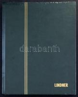 LINDNER A4 berakó (1168) 16 fekete lappal, zöld borítóval, bontatlan csomagolásban