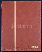 LINDNER A4 berakó (1170) 32 fekete lappal, barna borítóval, bontatlan csomagolásban