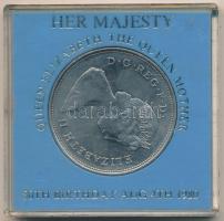 Nagy Britannia 1980. 25p Cu-Ni "Erzsébet anyakirályné 80. születésnapja" műanyag tokban T:UNC United Kingdom 1980. 25 Pence Cu-Ni "80th birthday of Queen Elizabeth the Queen Mother" in plastic case C:UNC Krause KM#921