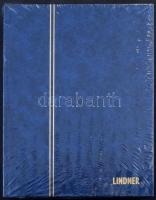 LINDNER A4 berakó (1169) 24 fekete lappal, kék borítóval, bontatlan csomagolásban