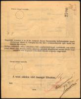 1917 Cs. és kir. budapesti katonai parancsnokság hadbiztosságának nyugdíjszámfejtősége által folyósí...