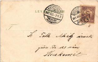 1901 Budapest V. Pesti rakpart, villamos, Lánchíd (szakadások / tears)