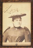 1895 Antonie Schläger (1859-1910) osztrák operaszoprán és mezzoszoprán, (Toni von Thümmer Schlägerké...