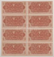 Csehszlovákia 1944. 1K (8db) 6x + 2x sorszámkövetők "BE 439567-BE 439572 + BE 439575-BE 439576&...