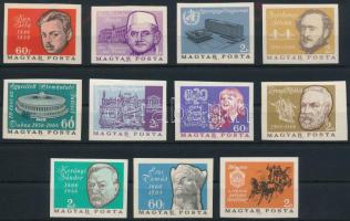 1966 Évfordulók - Események (IV.) vágott sor (16.500)