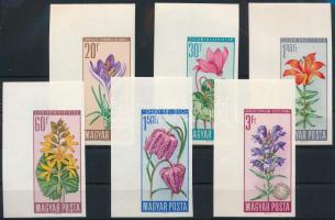 1966 Természetvédelem (I.) - Virág (VII.) ívsarki vágott sor (5.000)