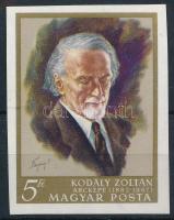 1968 Kodály Zoltán (I.) vágott bélyeg