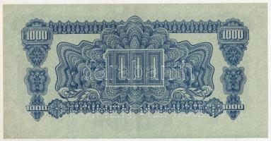 Csehszlovákia 1944. 100K "AA 579453", "SPECIMEN (MINTA)" perforációval T:XF
Cze...