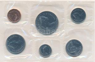 Kanada 1984. 1c-1$ (6xklf) forgalmi sor fólia tokban T:UNC
Canada 1984. 1 Cent - 1 Dollar (6xdiff) ...