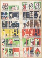 172 db nagyrészt magyar gyufacímke sorozatokkal + 190 db külföldi gyufacímke