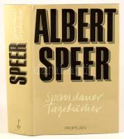 Albert Speer: Spandauer Tagebücher. Berlin, 1975, Propyläen. Vierte Auflage. Német nyelven. Fekete-fehér képanyaggal illusztrált. Kiadói egészvászon-kötés, kiadói papír védőborítóban.