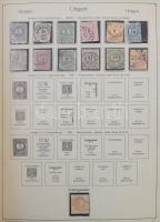 Magyar gyűjtemény a Krajcárosoktól 1998-ig 9 db KABE ill. Abria előnyomott albumban és 1 Abria nagy ...