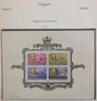 Magyar gyűjtemény a Krajcárosoktól 1998-ig 9 db KABE ill. Abria előnyomott albumban és 1 Abria nagy ...