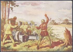 Military WWII Károly Fazekas in battle s: Gönczi Gebhardt (EK)