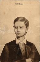 Petőfi Zoltán. Üdvözlet a Petőfi Házból, Budapest VI. Bajza utca 21. (r)