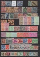 Belgium összeállítás vasúti bélyegekből A/4-es berakólap mindkét oldalán