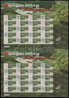 2005 2 db Hungaroring Bélyegem promóciós teljes ív