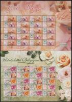 2006 4 klf Üdvözlettel / Első / Szerelem Bélyegem promóciós teljes ív (53.000)