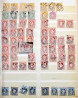 Hagyatékból származó, többpéldányos osztrák anyag 9 db kisebb-nagyobb berakóban és albumban, hullámkarton ládában