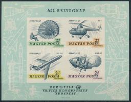 1967 Bélyegnap (40.) - Aerofila (II.) vágott blokk