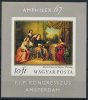 1967 Festmény (II.) - Amphilex vágott blokk (4.000)
