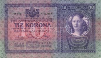 1904. 10K (2x) egymásutáni sorszámokkal! T:I