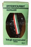 Intertourist Hungary Tokaji szamorodni, édes, 0,1 l. Eredeti dobozában, a palackot lezáró viasz kissé sérült.