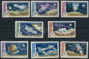 1969 A Hold meghódítása vágott sor (4.000) (1Ft, 3Ft ujjlenyomatok / fingerprints)